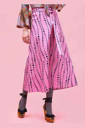 La DoubleJ Long A Skirt - Femme Ldj Archive M