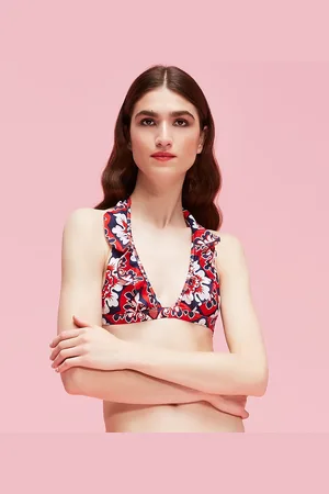 La DoubleJ Rouches Bikini Top - Femme Ldj Archive Xs