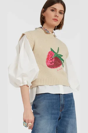 La DoubleJ Lampone Vest - Femme Pulls M