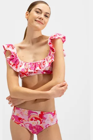 La DoubleJ Ruffle Bikini Top - Femme Ldj Archive S
