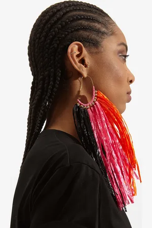 La DoubleJ Fringe Earrings - Femme Bijoux One Size