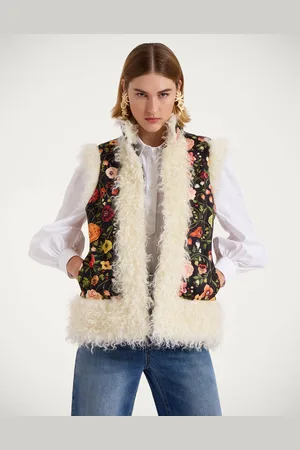 La DoubleJ Sleeveless Folk Jacket - Femme Manteaux Et Blousons L