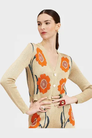 La DoubleJ Daisychain Mini Cardigan - Femme Ldj Archive M