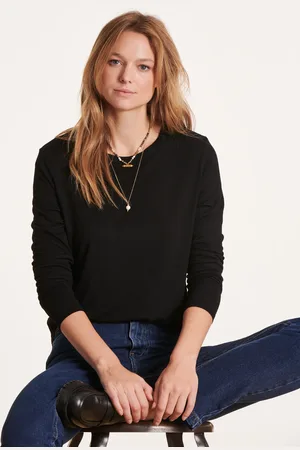 La Fee Maraboutee T-shirt manches longues encolure ronde