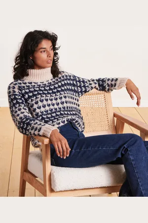 La Fee Maraboutee Pull en jacquard à col roulé