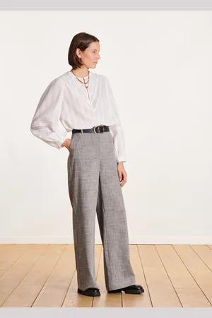 La Fee Maraboutee Pantalon droit et large taille haute