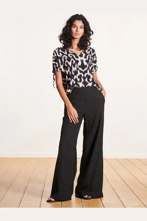 La Fee Maraboutee Pantalon large taille élastiquée