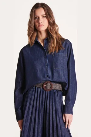 La Fee Maraboutee Chemise courte en jean