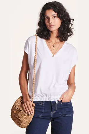La Fee Maraboutee T-shirt blousant en lyocell manches courtes