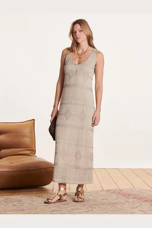 La Fee Maraboutee Robe longue en maille sans manches