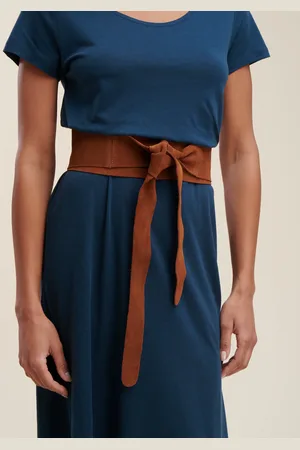 La Fee Maraboutee Ceinture en croute de cuir à nouer