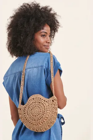 La Fee Maraboutee Sac besace façon raphia crochet