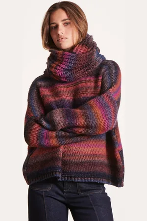 La Fee Maraboutee Écharpe multicolore en laine