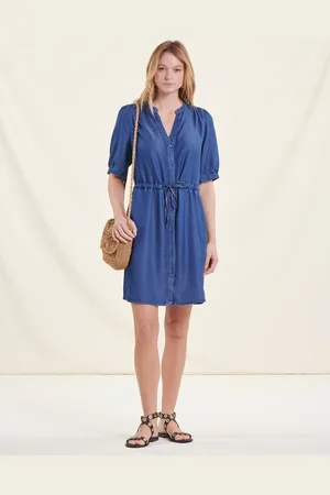La Fee Maraboutee Robe courte fluide bleu