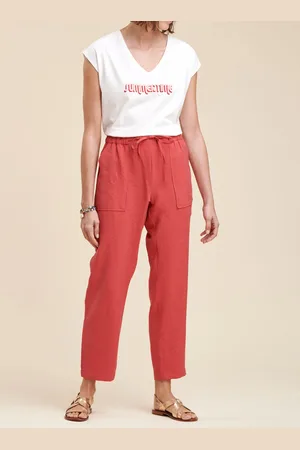 La Fee Maraboutee Pantalon fluide, coupe carotte