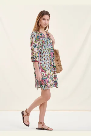 La Fee Maraboutee Robe courte ample vert d