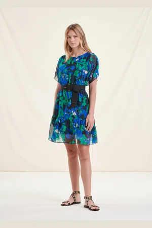 La Fee Maraboutee Robe courte en voile à imprimé