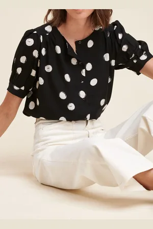 La Fee Maraboutee Chemise ample à imprimé à pois
