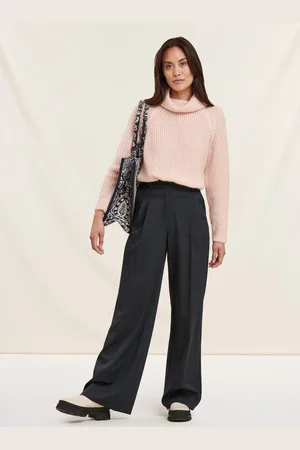La Fee Maraboutee Pantalon large bleu marine