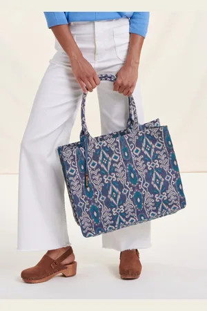 La Fee Maraboutee Sac cabas en jacquard bleu