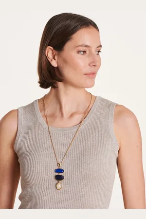 La Fee Maraboutee Collier sautoir multicabochon