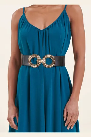 La Fee Maraboutee Ceinture large noire boucle baroque