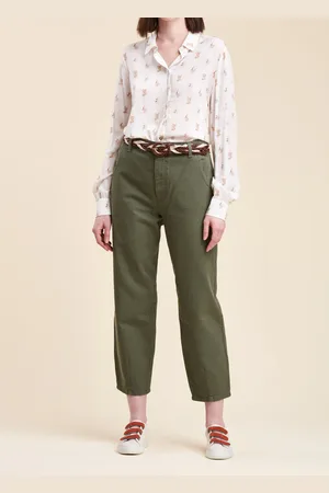 La Fee Maraboutee Pantalon en toile coupe ample
