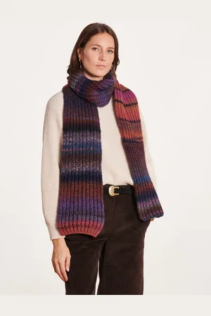 La Fee Maraboutee Écharpe violette en laine