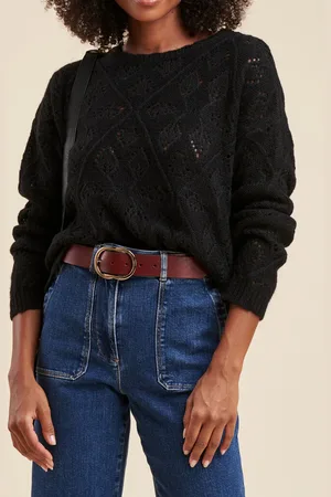 La Fee Maraboutee Pull en maille ajourée