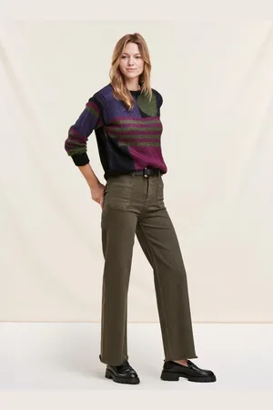 La Fee Maraboutee Jean flare en coton biologique