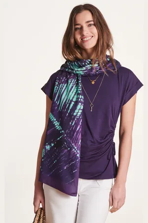 La Fee Maraboutee Foulard imprimé violet