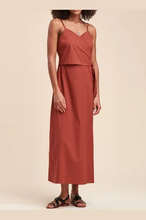 La Fee Maraboutee Robe longue fines bretelles en coton