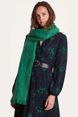La Fee Maraboutee Écharpe unie vert chlorophylle