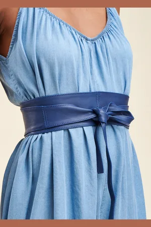 La Fee Maraboutee Ceinture en cuir de vachette à nouer