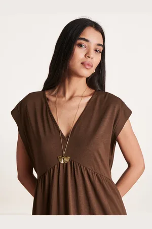 La Fee Maraboutee Collier sautoir fleur de ginko