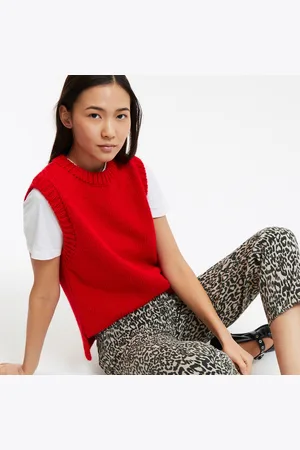 La Redoute Pull Sans Manches Col Rond