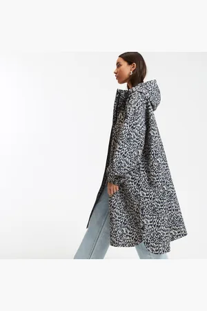 La Redoute Coupe-vent Oversize Maxi Long Imprimé À Capuche
