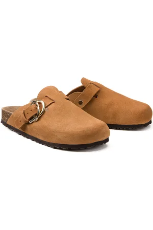 La Redoute Mules Sabots En Cuir Suédé