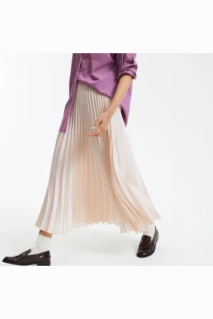 La Redoute Jupe Plissée Longue Taille Élastiquée