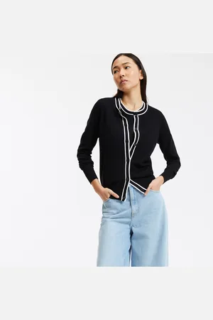 La Redoute Cardigan Col Rond En Fine Maille Boutonné