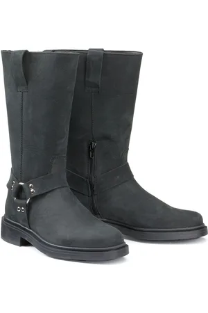 La Redoute Bottes Motarde En Cuir Nubuck
