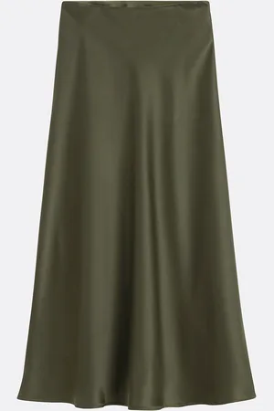 La Redoute Jupe Évasée Longue En Satin Mat Signature Marion
