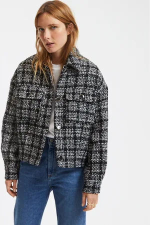 La Redoute Veste Courte Carreaux Coupe Cintrée