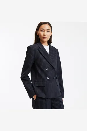 La Redoute Blazer Coupe Cintrée À Rayures Tennis