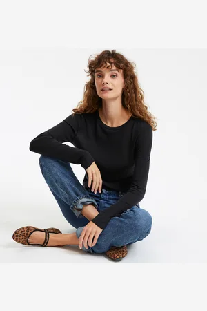 La Redoute T-shirt Col Rond Manches Longues