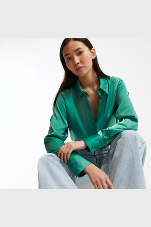 La Redoute Chemise Fluide En Satin Manches Longues
