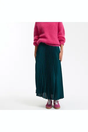 La Redoute Jupe Plissée Longue Taille Élastiquée
