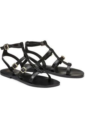 La Redoute Sandales Style Spartiate En Cuir Croco