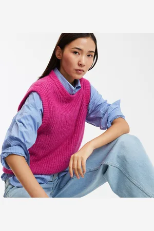 La Redoute Pull Sans Manches Col Rond En Alpaga Mélangé