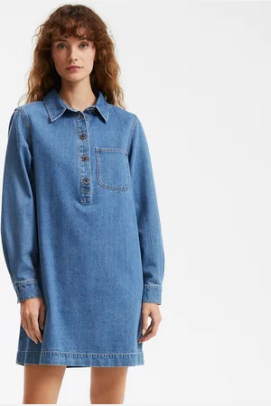La Redoute Robe Courte En Denim Signature Albane